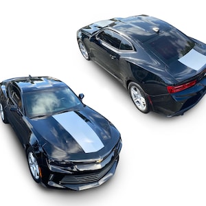 Fits Chevy Camaro Hood Rally Zoom Graphics 3M Auto Stripes Vinyl Decals 2010-2018