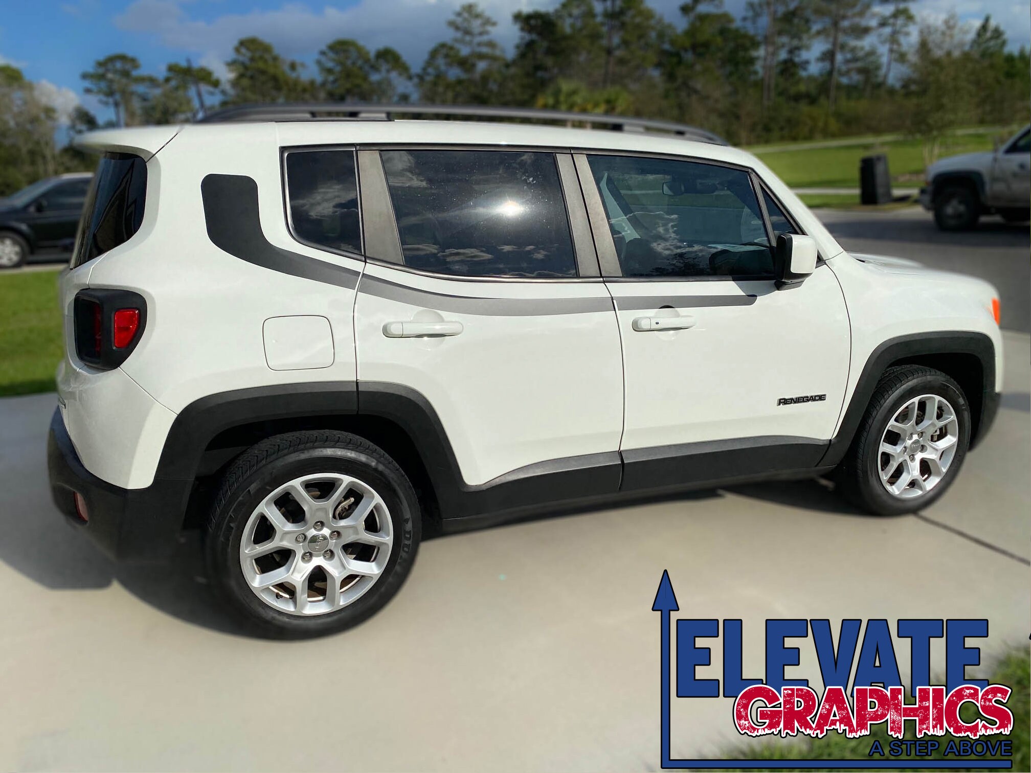 20152022 Fits Jeep Renegade Side Swing Stripes Vinyl Graphics 3m