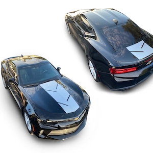 Fits Chevy Camaro Hood Rally Zoom Graphics 3M Auto Stripes Vinyl Decals 2010-2018