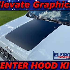 2015-2023 Fits Jeep Renegade Hood Center Stripes Vinyl Graphics Decals Stickers