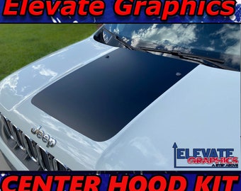 2015-2023 Fits Jeep Renegade Hood Center Stripes Vinyl Graphics Decals Stickers