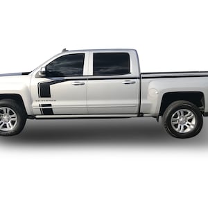 Fits Chevy Silverado Side Oracle Wide Pin Graphics Auto Vinyl 3M Stripes Decals And Stickers Years 2016-2018