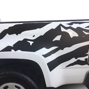 Fits Chevy Colorado Rocky Mountain Side Graphics Auto Vinyl 3M Decals Stripes And Stickers Years 2015-2022