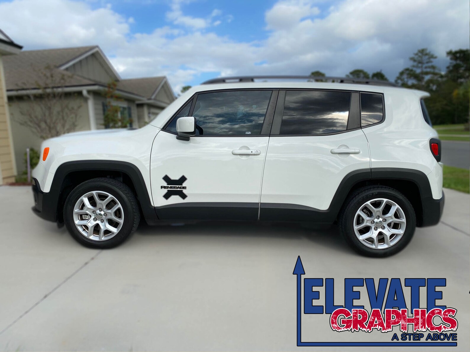 Fits Jeep Renegade Side X Stripes Vinyl Graphics 3m Decals Etsy