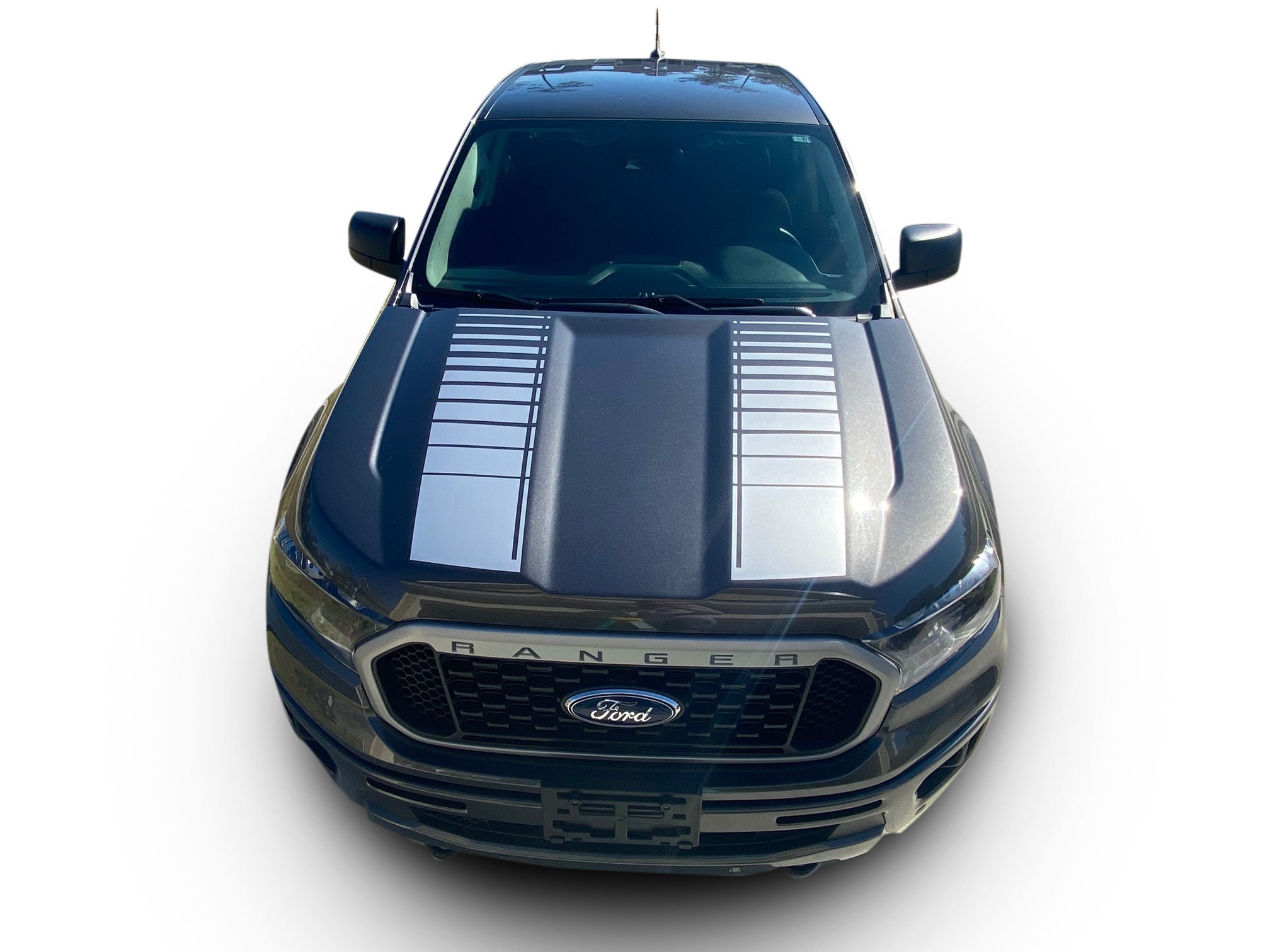 Black WILDTRAK side front door body decal sticker For Ford Ranger T6  2018-2021