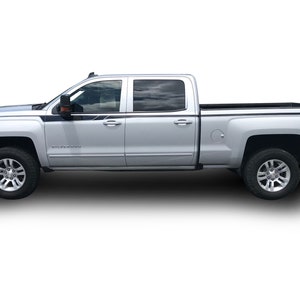 Passend für Chevy Silverado Side Dash Graphics Years 2014-2018 Auto Stripes 3M Vinyl Aufkleber und Aufkleber