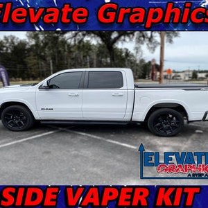 2009-2023 Fits Ram 1500 Side Vapor Graphics 3m Vinyl Stripes Stickers Auto Decals