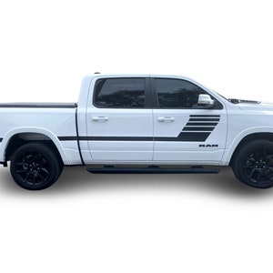 Fits Ram 1500 Side Hockey Hawk Graphics 3m Vinyl Stripes Stickers Auto Decals 2019-2023