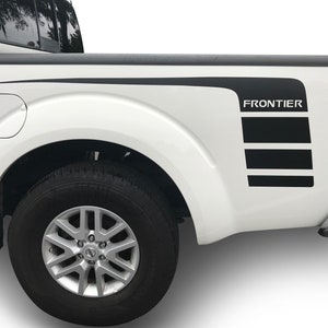 For Nissan Frontier Hood & Side Graphics Vinyl Auto Stripes 3M Decals Stickers Years 2005-2021