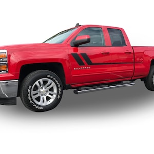 Fits Chevy Silverado Side Race Graphics Auto Vinyl Stripes 3M Decals And Stickers Years 2007-2023