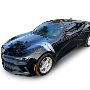 For Chevy Camaro Side Flash Hash Mark Graphics 3M Auto Stripes Vinyl Decals 2010-2018