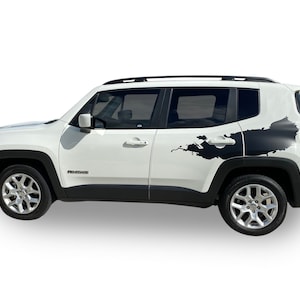 Fits Jeep Renegade Side Splatter Graphics Auto Vinyl Stripes 3m Decals Stickers Years 2015-2023