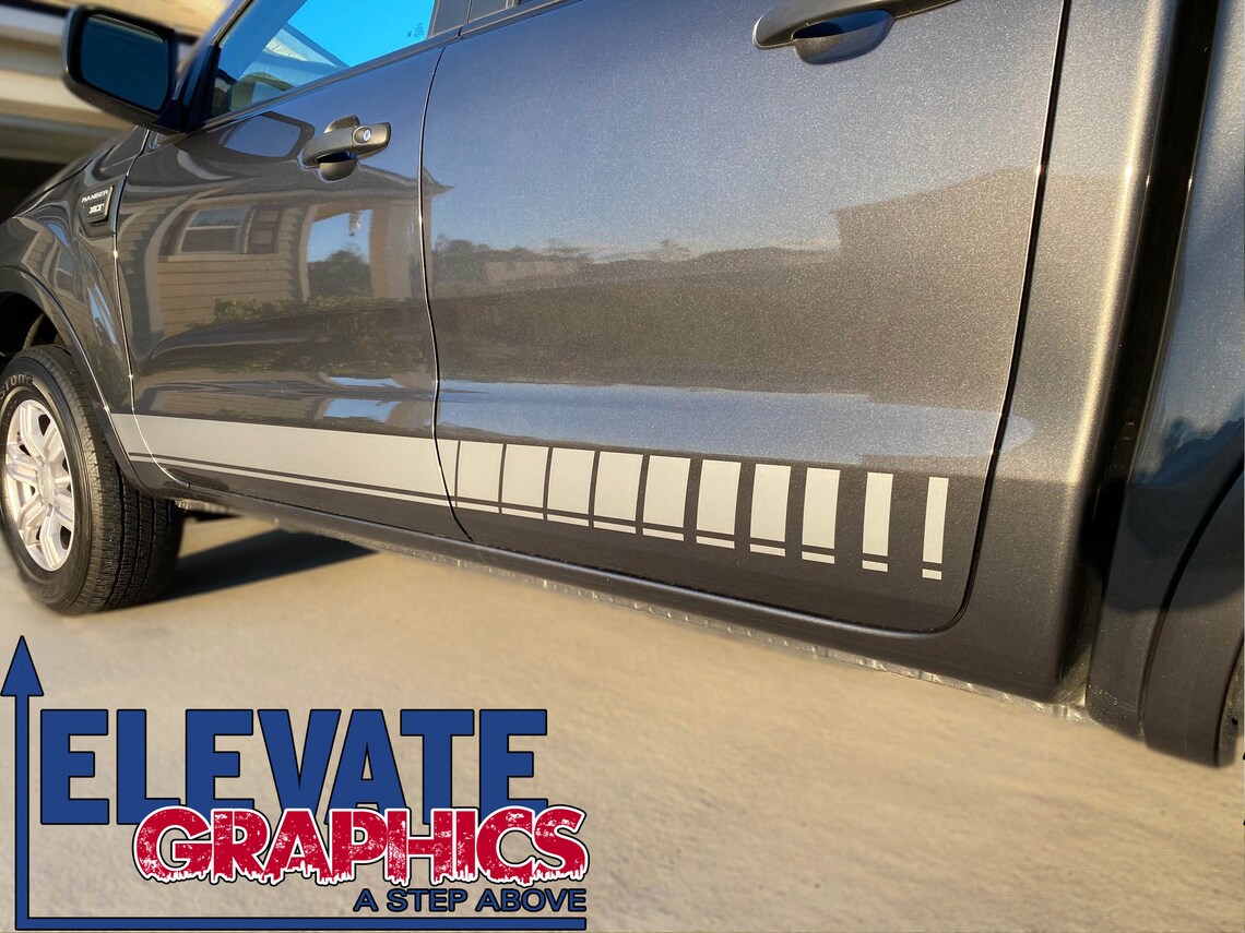 Fits Ford Ranger Side Rocker Rang Graphics Vinyl Auto Stripes 3m Decals ...