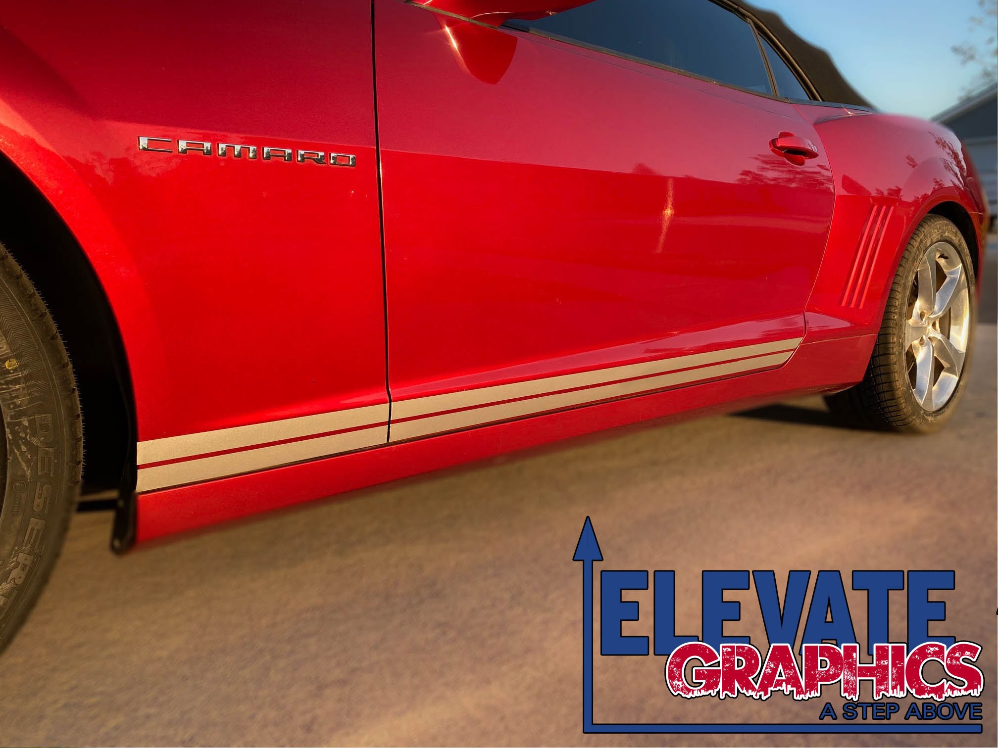 Decal Sticker Body rocker panel stripes skirt For Chevrolet Camaro 2010 -present Decal Sticker Body rocker panel stripes skirt For Chevrolet Camaro 2010 -present