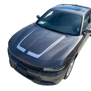 Fits Dodge Charger Hood Sting Graphics Vinyl Auto Stripes 3m Decals And Stickers Years 2015-2023