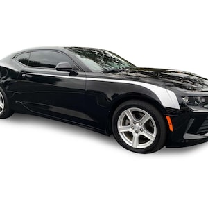 Fits Chevy Camaro Side Titanium Graphics Stripes 3M Auto Vinyl Decals Stickers 2010-2018