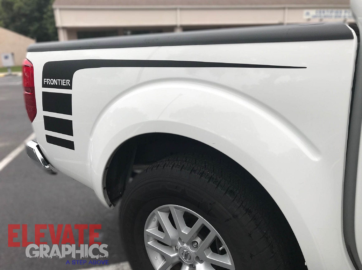 For Nissan Frontier Hood & Side Graphics Vinyl Auto Stripes 3M Decals ...