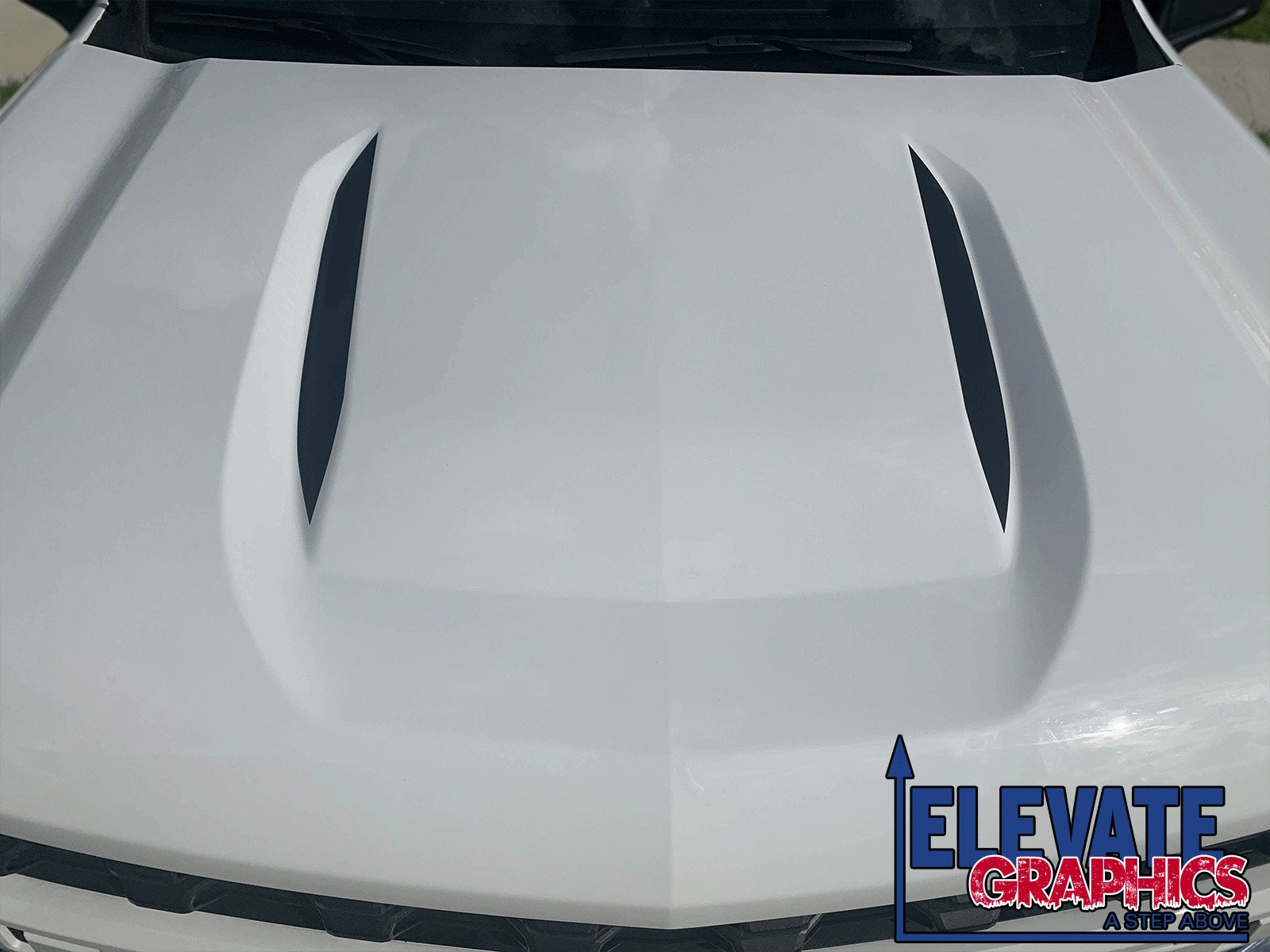 Chevrolet Silverado 2019-2023 Hood Spear Spike Decals Stripes – 3M/Oracal – Pick Your Color