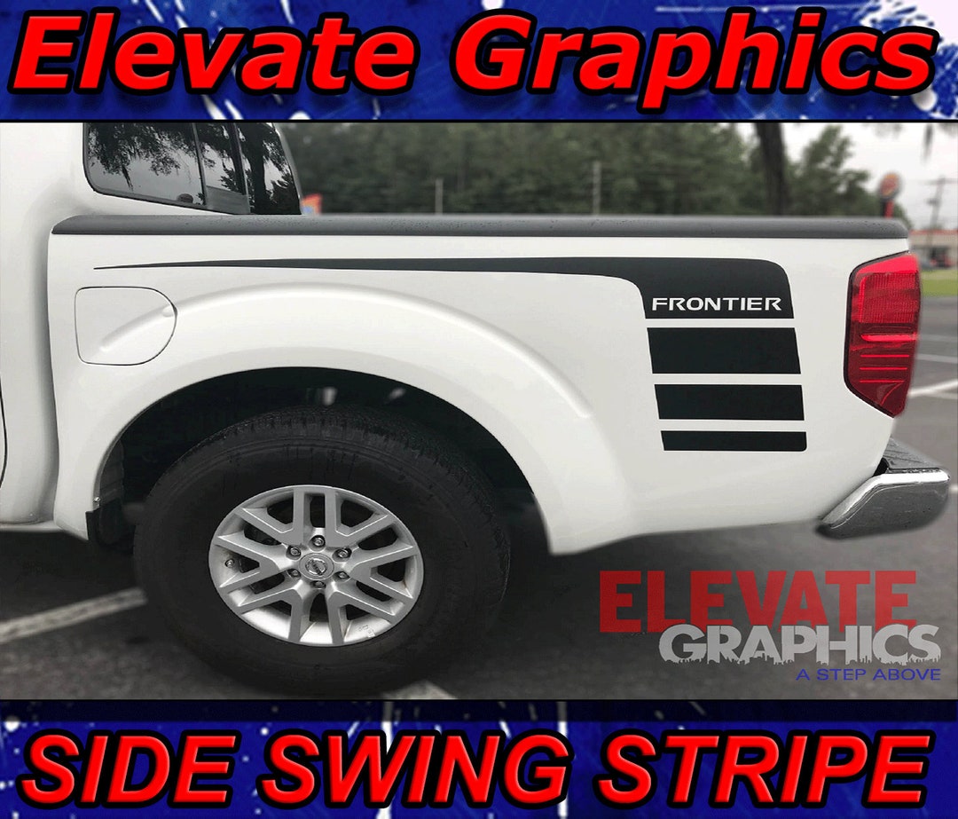 2005-2021 Fits Nissan Frontier Hood & Side Graphics Vinyl Stripes 3M ...