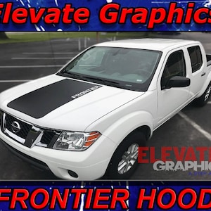 2005-2001 Fits Nissan Frontier Hood & Side Graphics Vinyl Stripes 3M Decals
