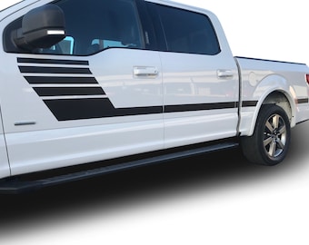 Ford F150 Side Hockey Arrow Graphics 2009-2020 Auto 3M Vinyl Stripes And Decal Stickers