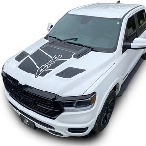Strisce adesive in vinile da 3 m per cofano Ram 1500 Sport 4X4, grafiche per auto, modelli 2019-2023