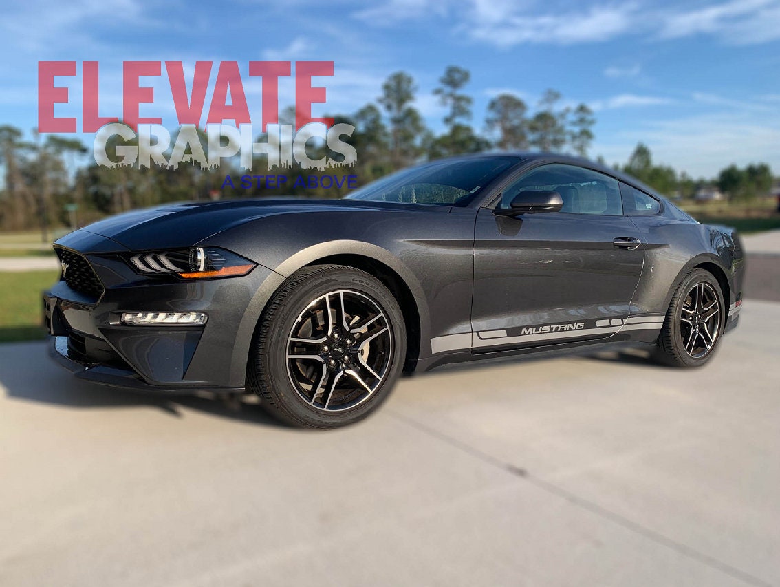 Mustang Rocker Panel Stripes, Ford Mustang Decal, Stripes for Ford Mustang, All Years 81 Inch Long 001 Mustang Rocker Panel Stripes, Ford Mustang Decal, Stripes for Ford Mustang, All Years 81 Inch Long 001