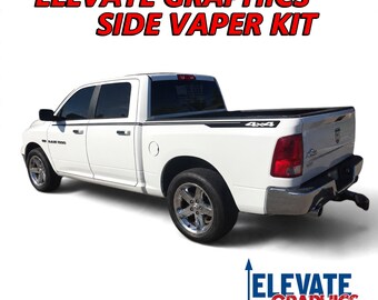 Fits Ram 1500 Stripes Side Vaper Graphics | Truck Stripe Kit | Vinyl Auto Decals | Pickup Stickers 2009-2027