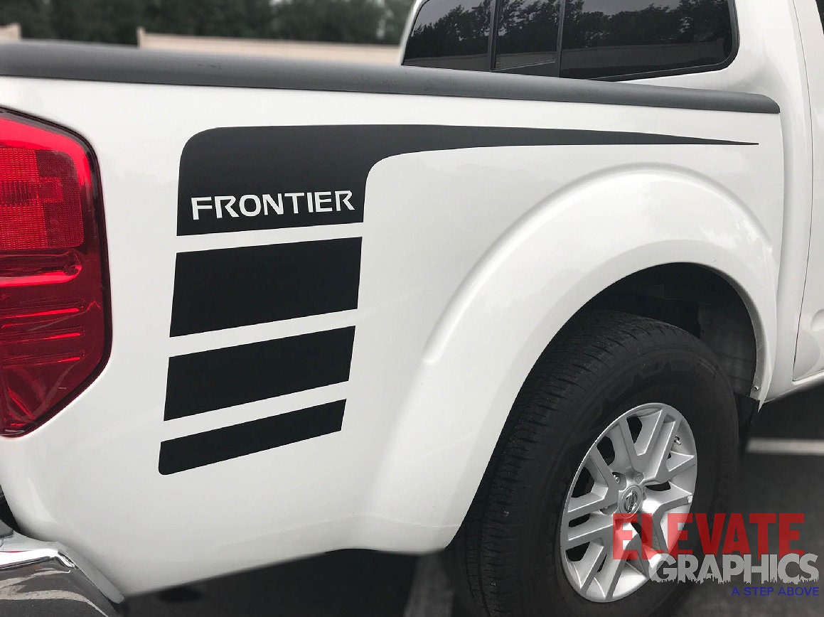 For Nissan Frontier Hood & Side Graphics Vinyl Auto Stripes 3M Decals ...