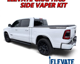 2009-2027 Fits Ram Stripes 1500 Side Vaper Graphics | Truck Stripe Kit | Vinyl Auto Decals | Pickup Stickers