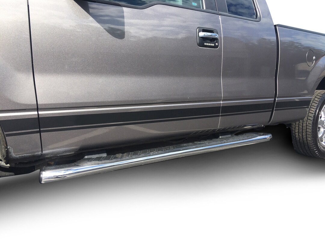 Truck Rocker Graphics Fits Ford F-150 Side Rocker Two Graphics Years 2009-2026 Auto Vinyl ...