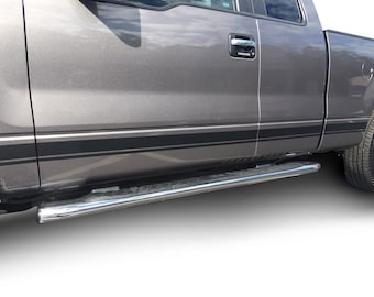 Fits Ford F-150 Side Rocker Two Graphics Years 2009-2026 Auto Vinyl Stripes 3M Decals And Stickers