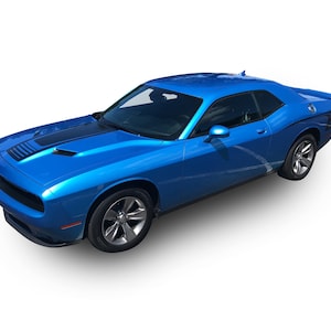 Passend für Dodge Challenger Side And Hood Power Stripes Vinyl Grafiken 3 M Abziehbilder 2008-2023 Aufkleber