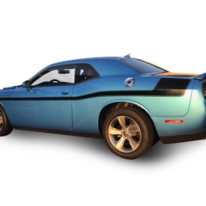 Für Dodge Challenger Side Stinger Grafiken Vinyl Stripes Auto 3M Abziehbilder Aufkleber 2008-2023
