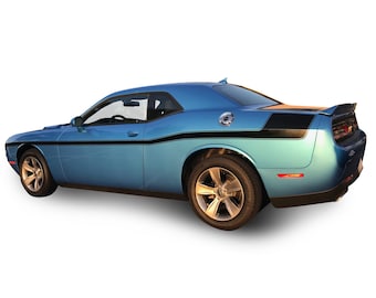 For Dodge Challenger Side Stinger Graphics Vinyl Stripes Auto 3M Decals Sticker 2008-2023
