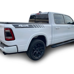 Fits Ram 1500 Side Bed Rail Stripes 3m Vinyl Graphics Stickers Auto Decals 2009-2023