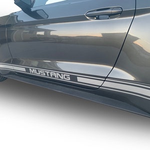 For Ford Mustang Side Rocker Decals Graphics Auto Stripes 3M Vinyl Stickers Years 2005-2023