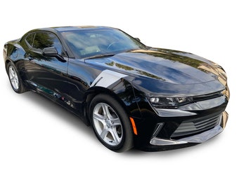 For Chevy Camaro Side Slice Hash Mark Graphics 3M Auto Stripes Vinyl Decals 2016-2018