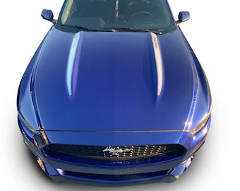 For Ford Mustang Hood Spears Graphics Vinyl Auto Stripes 3M Decals And Stickers Years 2015-2017