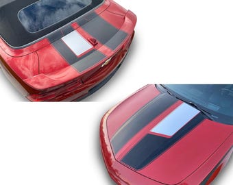 Passend für Chevy Camaro Hood Rumble Sport Zweifarbige Grafiken Vinyl Auto Streifen 3 m Aufkleber Und Aufkleber der Jahre 2010-2015