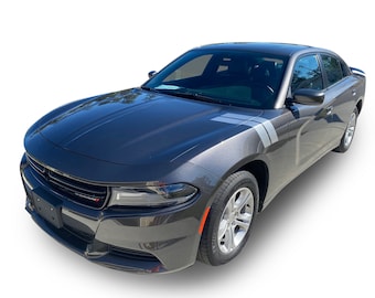 For Dodge Charger Hood Side Hash Mark Graphics Vinyl Auto Stripes 3m Decals And Stickers Years 2015-2023