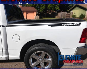 Fits Ram 1500 Stripes Side Vaper Decals 2009-2027 | Truck Stripe Kit | Vinyl Auto Graphics | Pickup Stickers