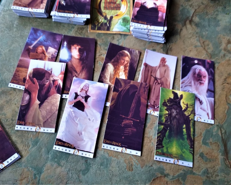 Lord Of The Rings Tarot Cards 78 Deck Of Lord Of The Rings Etsy