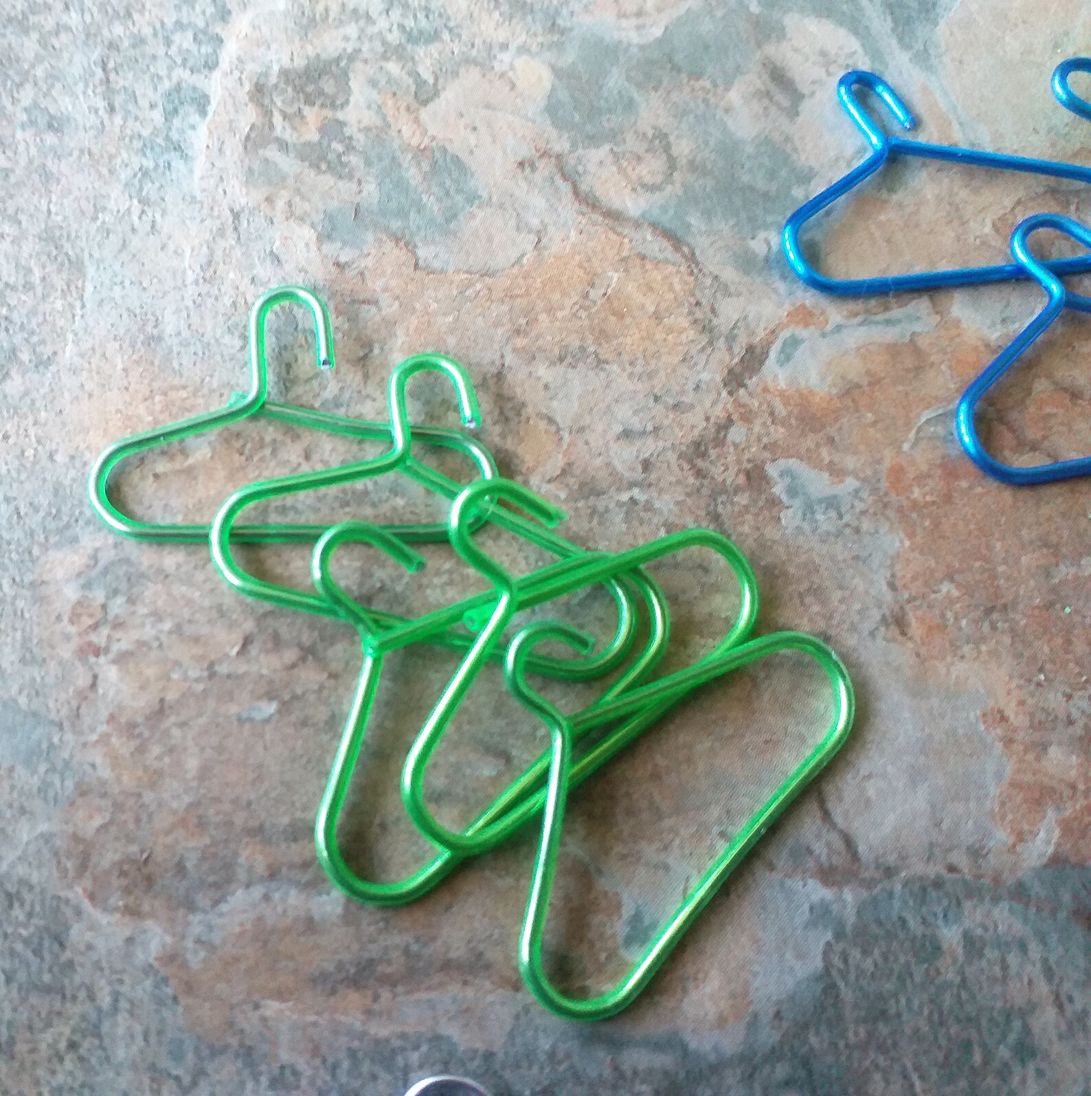 5 Dolls House Clothes Hangersminiature Hangersmulti Coloured Etsy