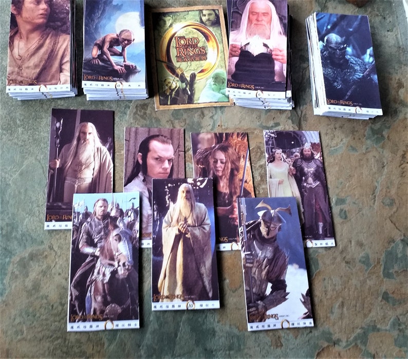 Lord Of The Rings Tarot Cards 78 Deck Of Lord Of The Rings Etsy