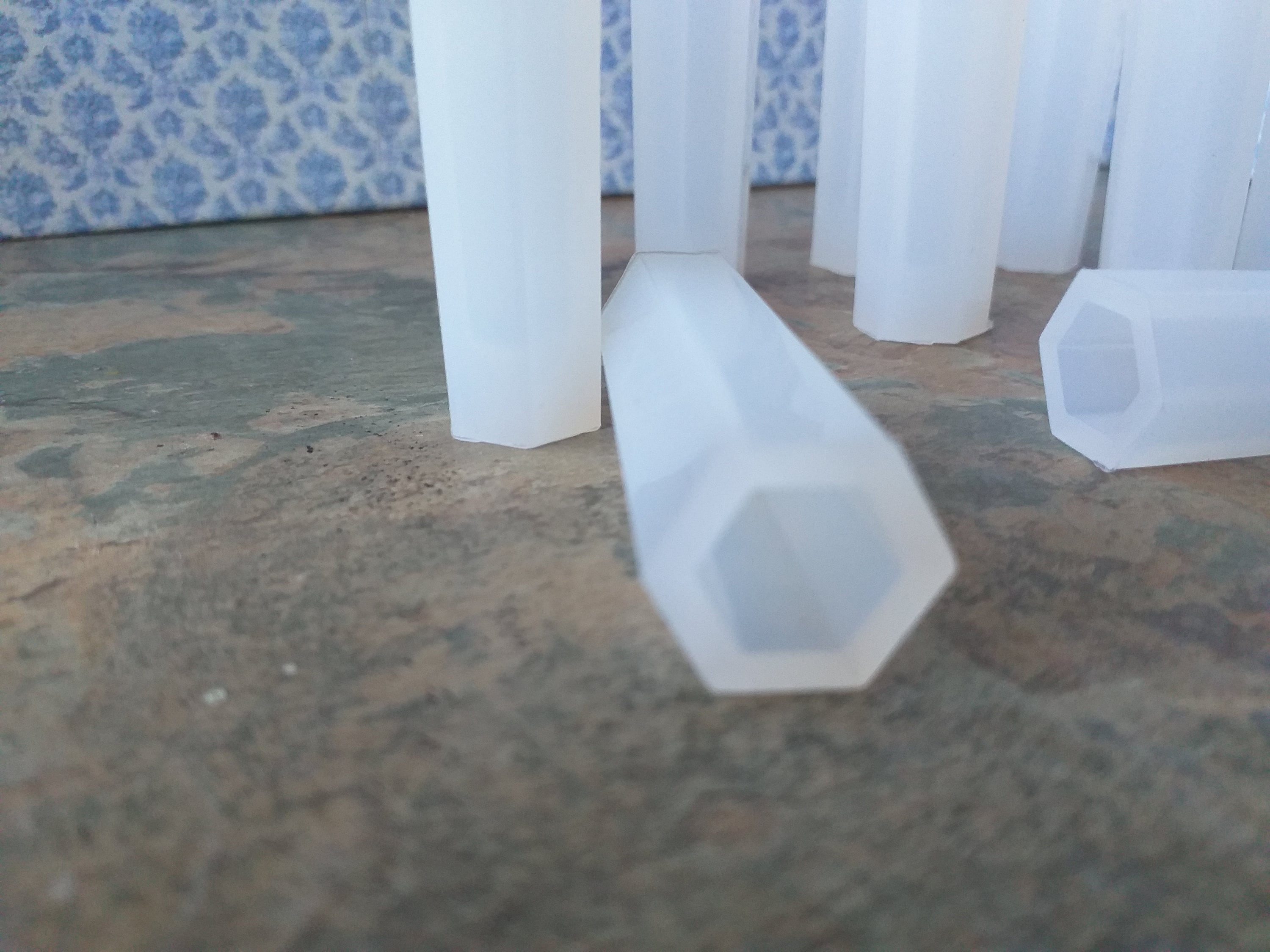 Silicone Résine Rond Moule à tube ou Hexagone Tube Etsy