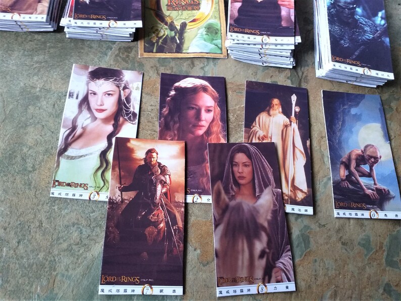 Lord Of The Rings Tarot Cards 78 Deck Of Lord Of The Rings Etsy