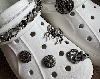 Fashion  metal Shoe Charms chain｜pretty spider  star design– Elegant & Vintage charm for gift