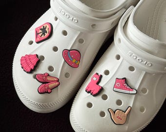 Cute Pink Shoe Charms｜pretty high quality butterfly – Elegant & Vintage charm for gift
