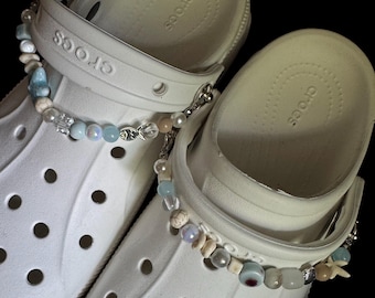 Fashion DIY handmade ceramic Shoe Charms｜pretty chain design– Elegant & Vintage chain for gift
